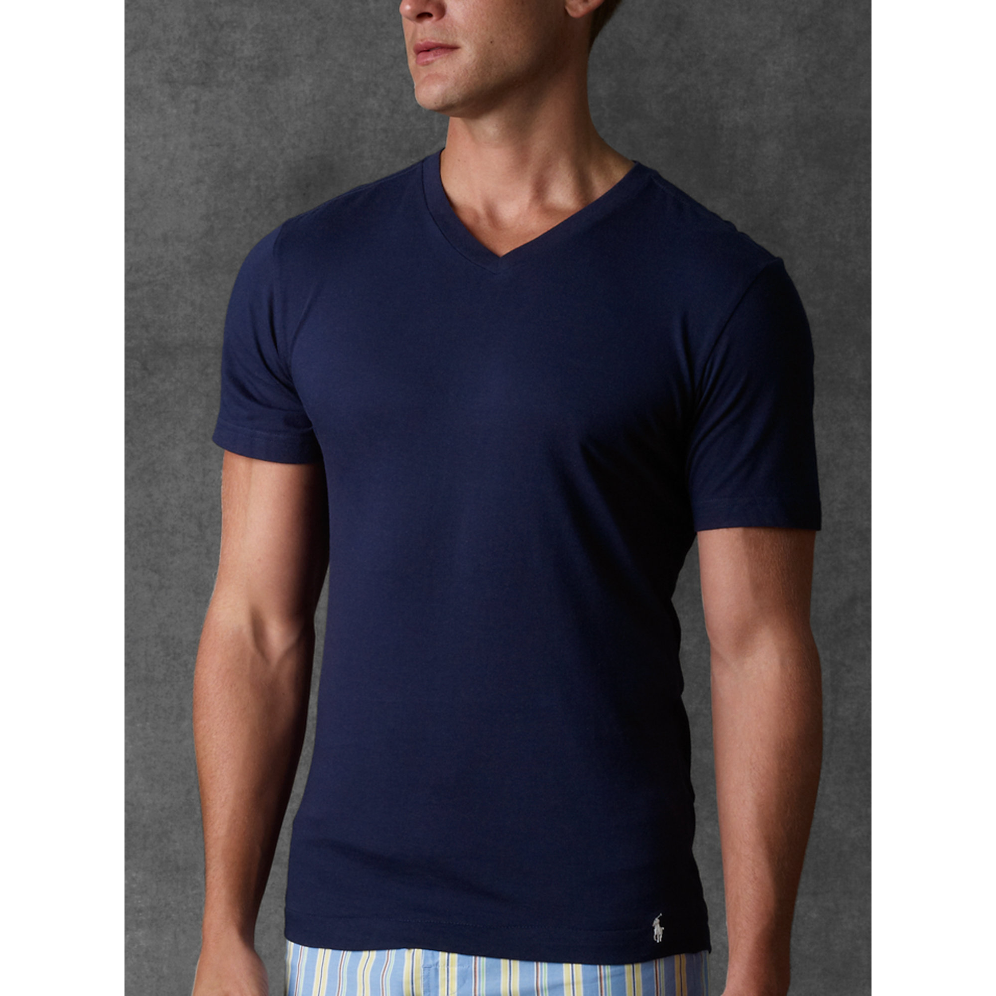 polo v neck slim fit