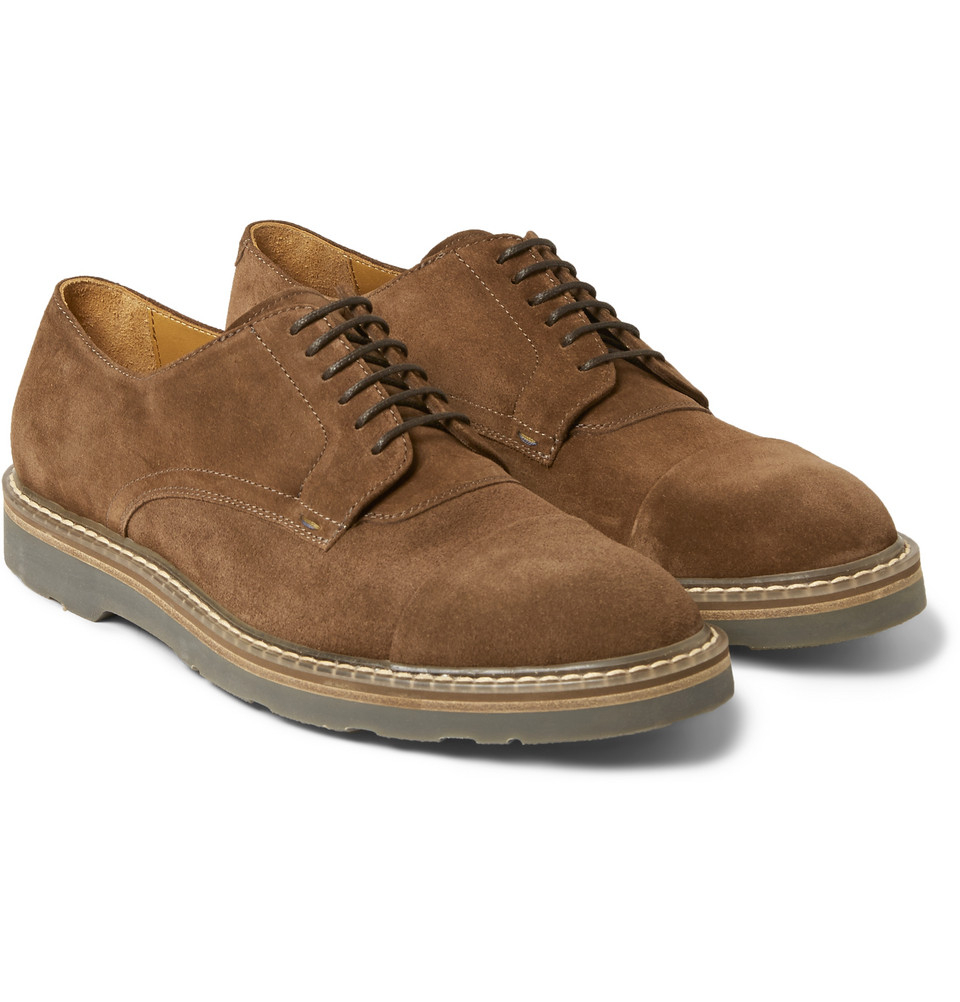 Paul Smith Thom Suede Derby Shoes in Brown for Men Lyst Paul Smith Thom Suede Derby Shoes in Brown for Men Lyst