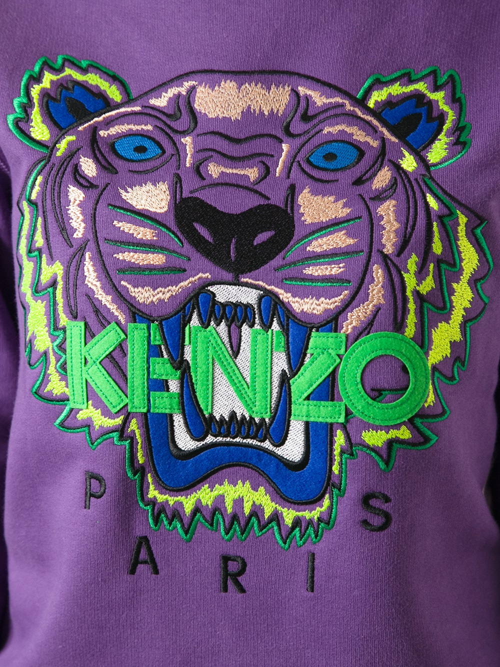 kenzo purple tiger sweatshirt