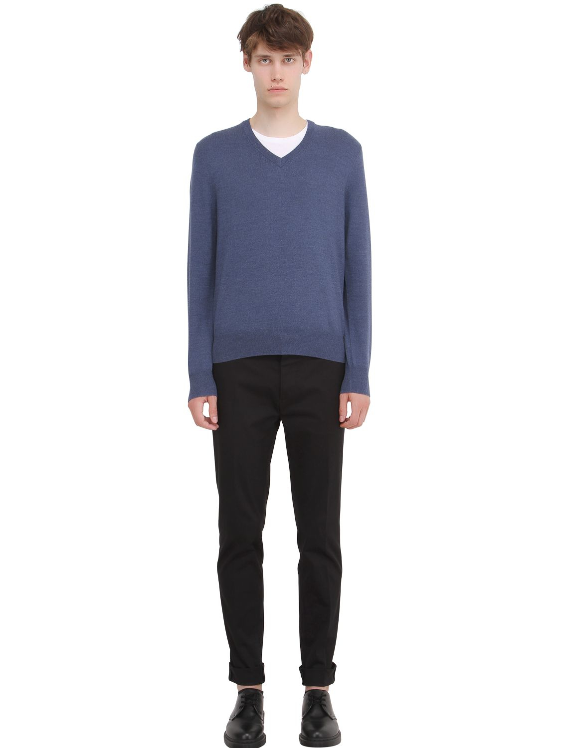 brooks brothers saxxon wool sweater