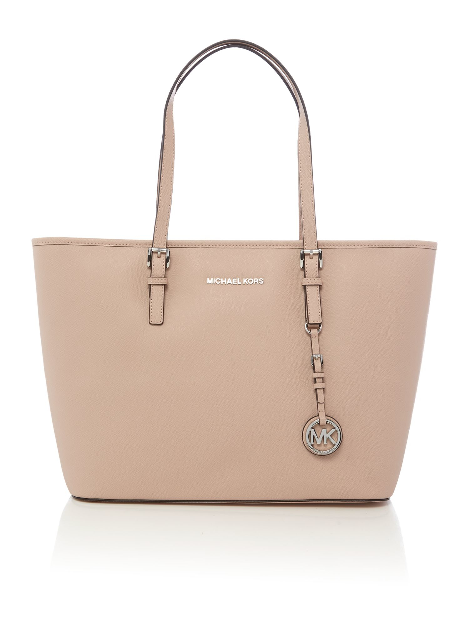 Michael kors Jetset Travel Pink Tote Bag in Pink | Lyst