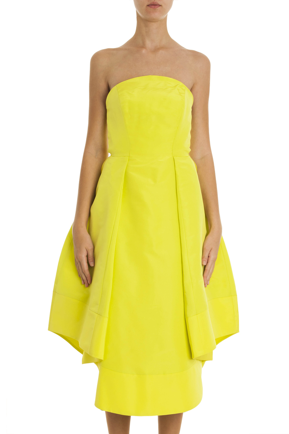 rosie assoulin yellow dress
