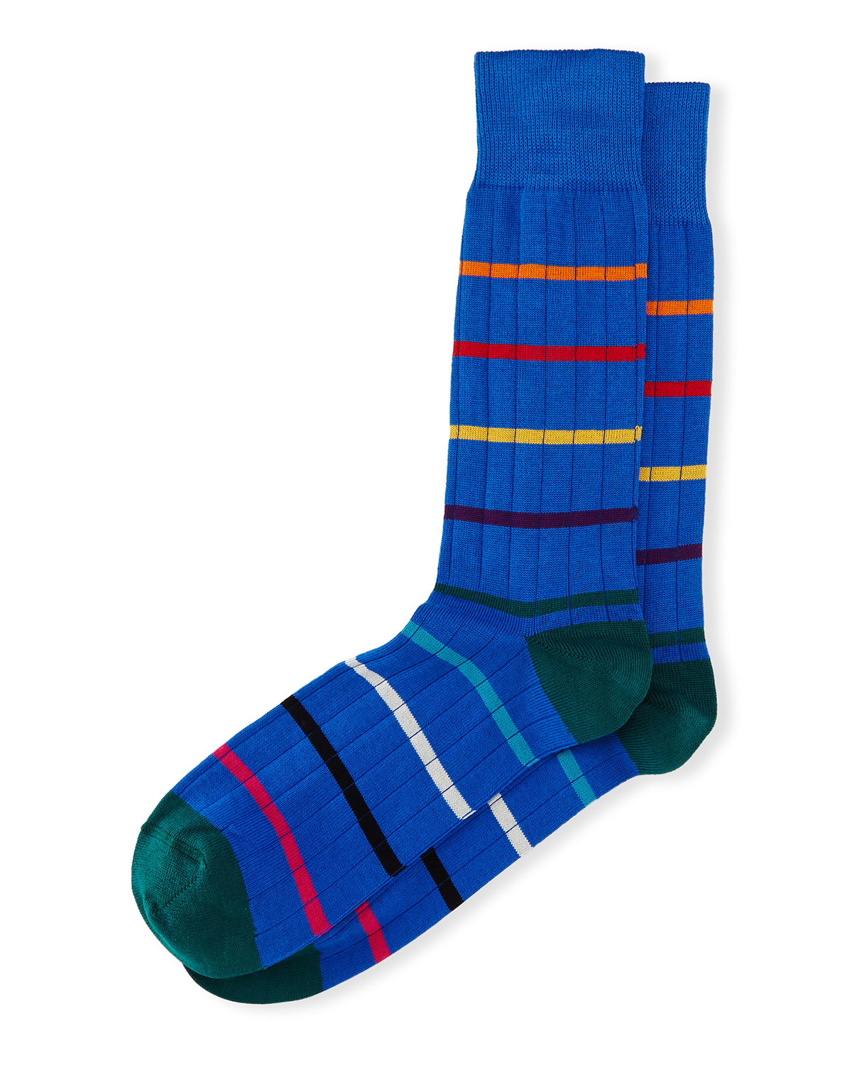 Paul smith Men's Striped-knit Rugby Socks in Blue for Men | Lyst