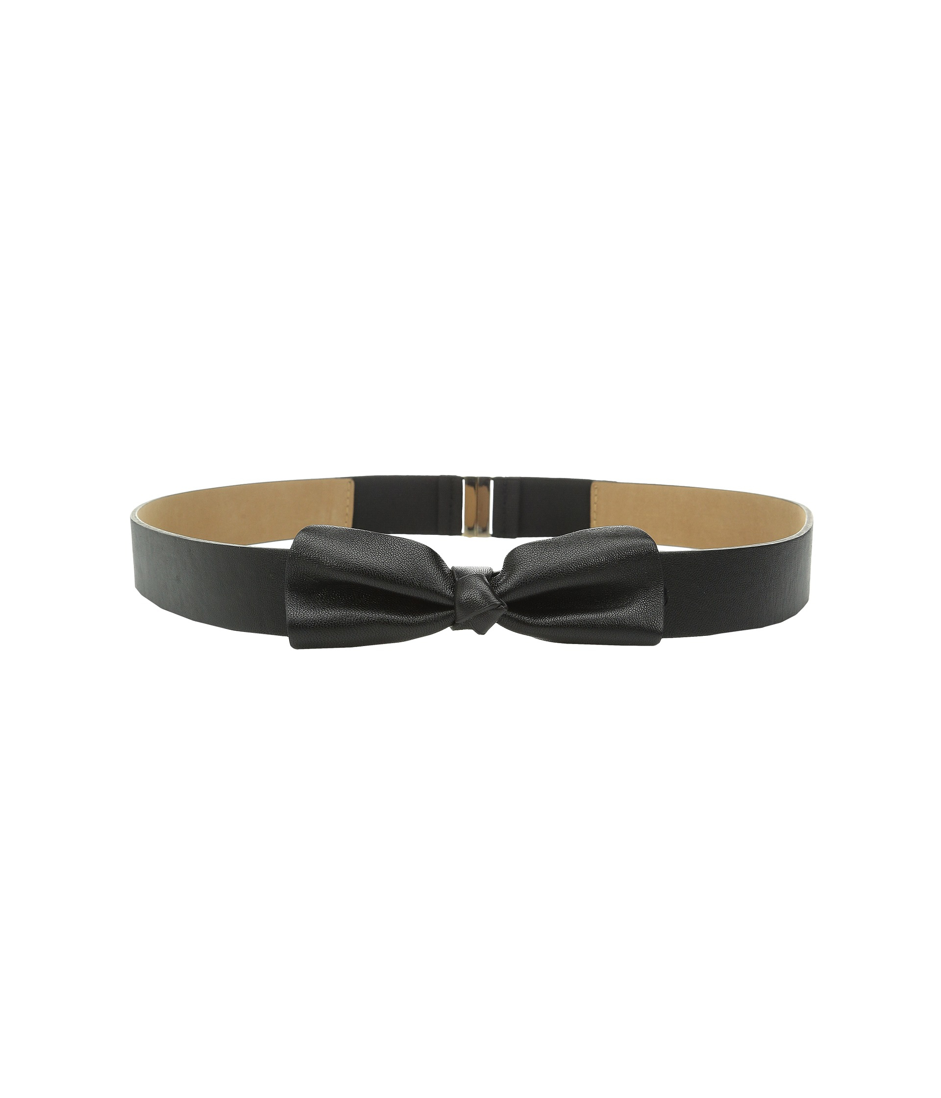 Lyst Kate Spade New York Classic Bow Belt in Black