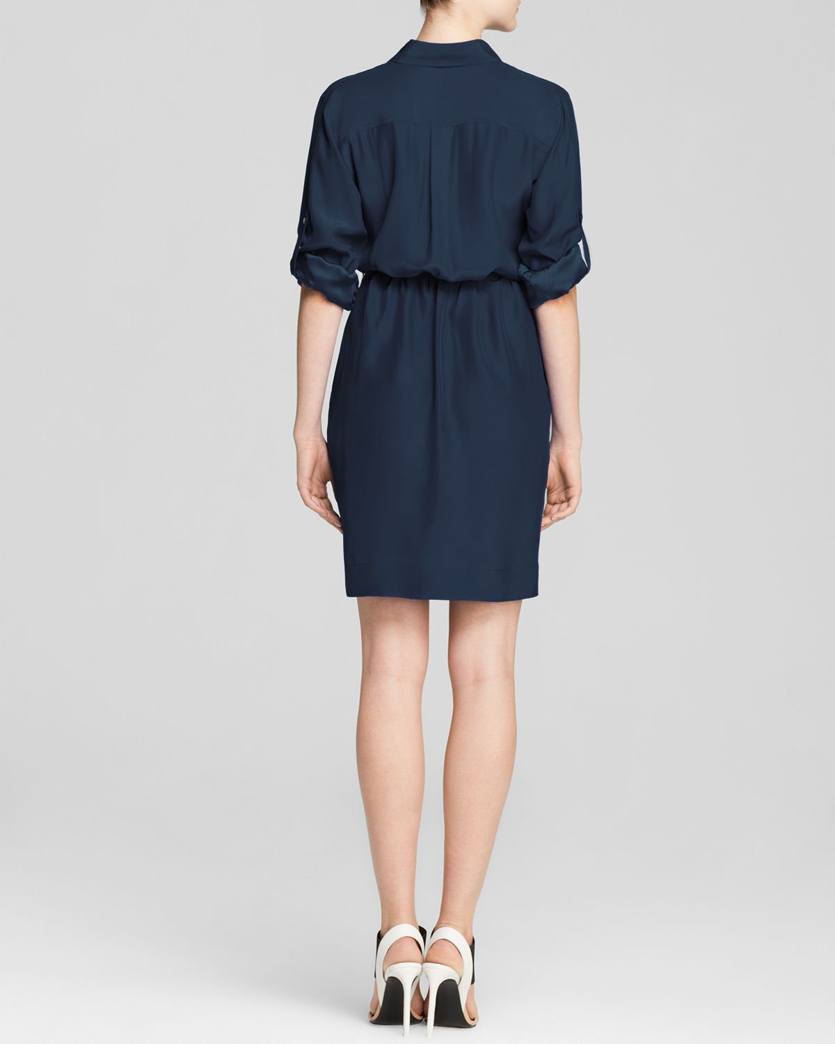 Lyst - Ralph Lauren Lauren Long Sleeve Shirt Dress - Bloomingdale's ...