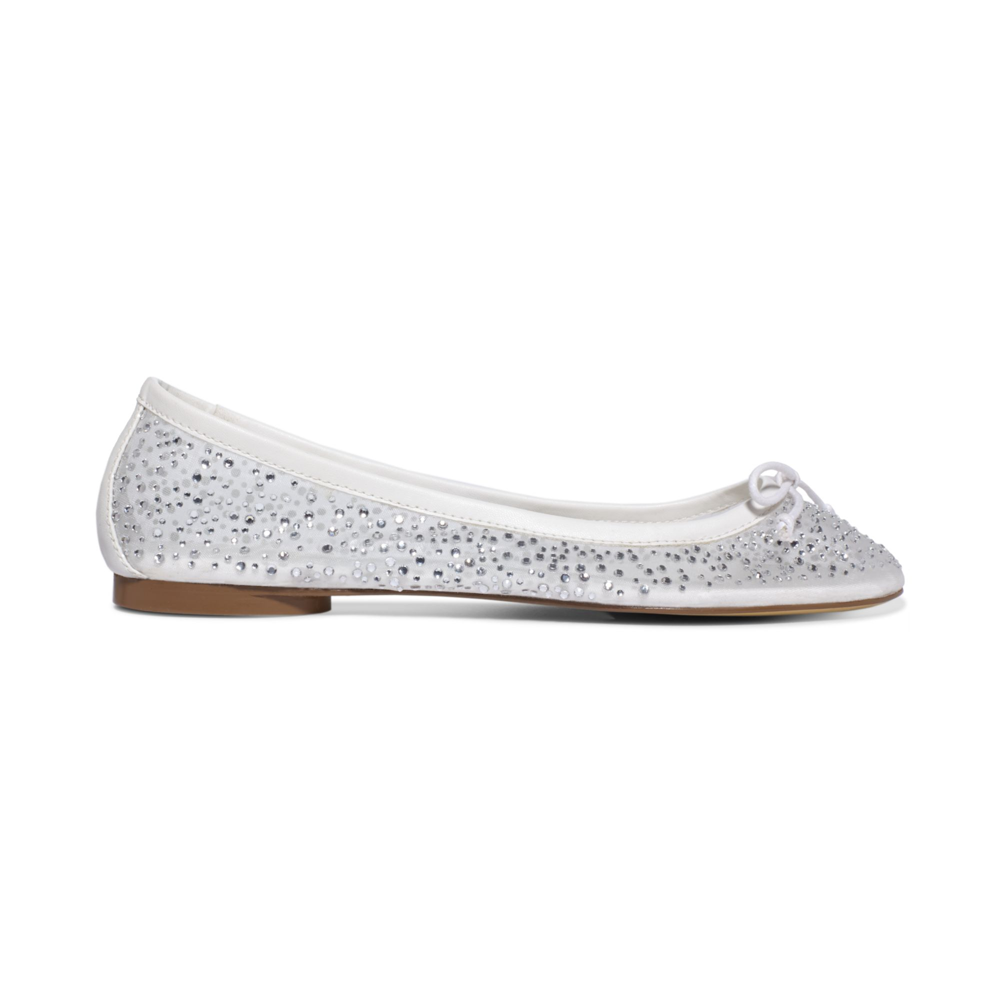 Adrianna Papell Selina Evening Ballet Flats in Ecru (White) - Lyst