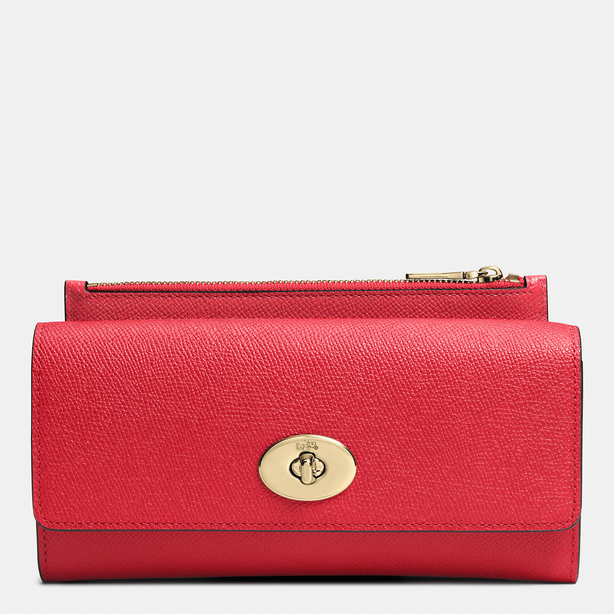 coach wallets gold-up