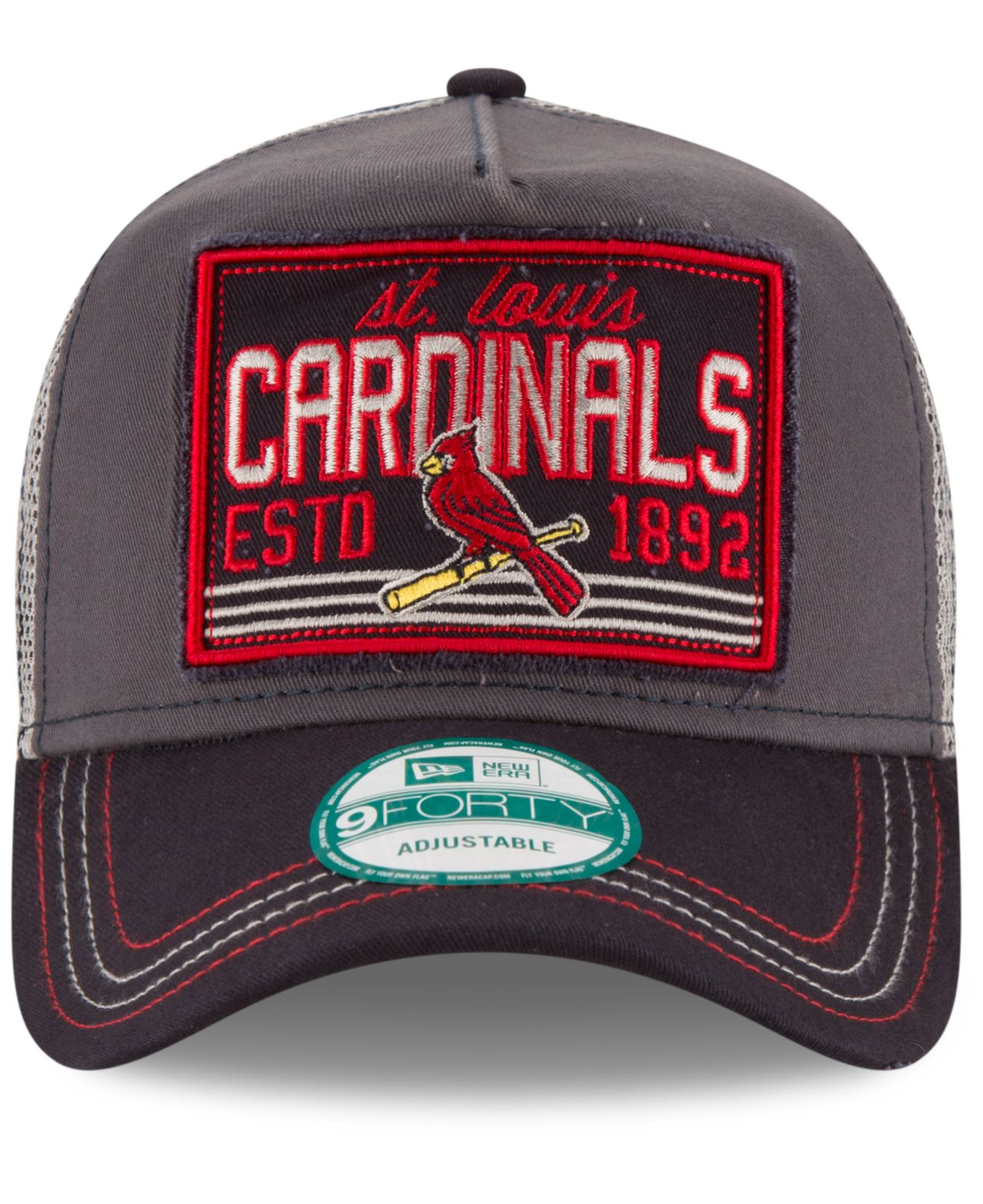 St. Louis Cardinals New Era Sky Aqua Undervisor 9FIFTY Snapback Hat - Pink