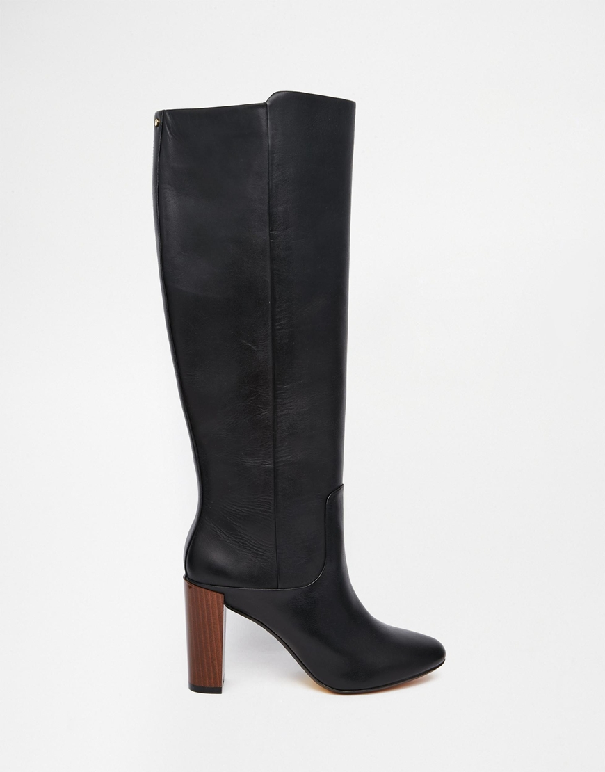 ted baker black leather boots