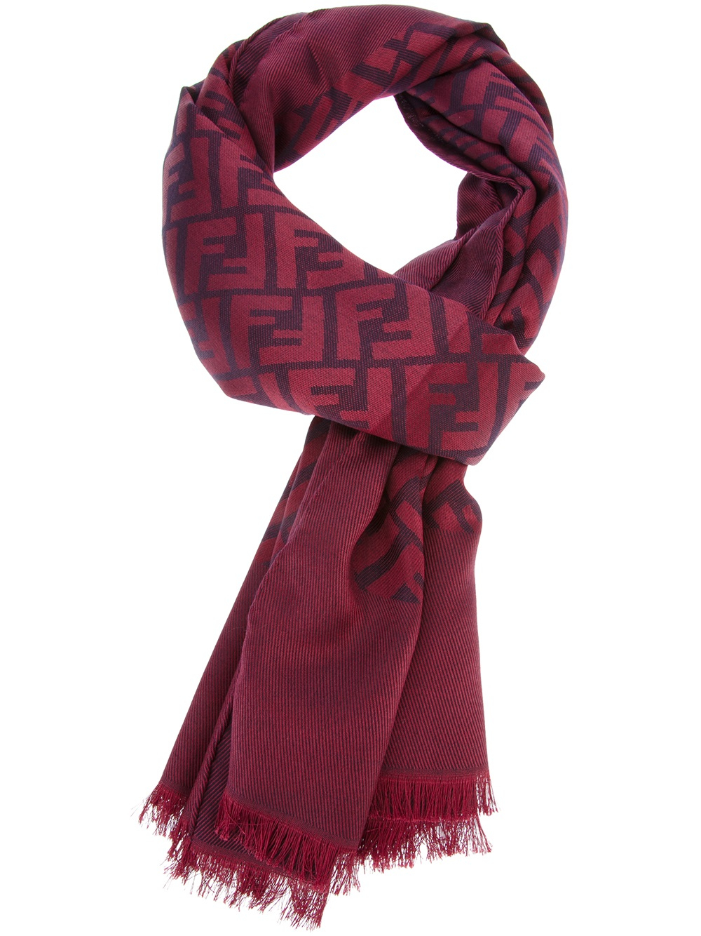 red fendi scarf