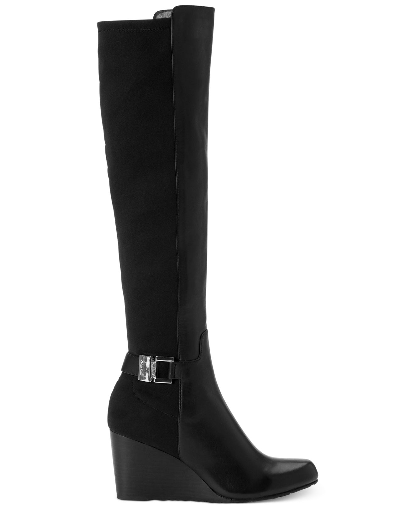 pointed toe wide calf boots