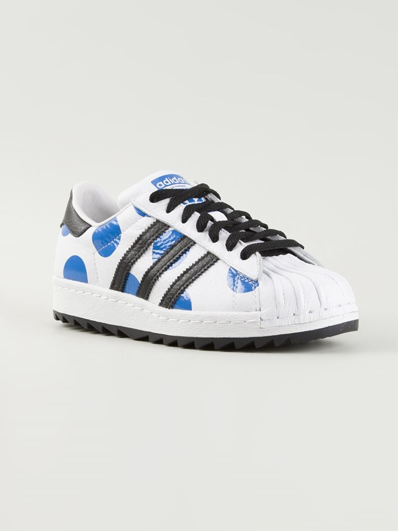 adidas superstar polka dot