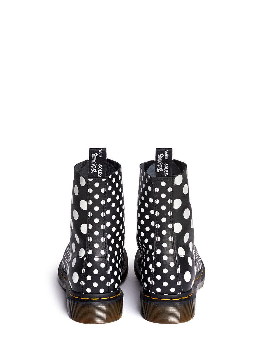 dr martens polka dot boots