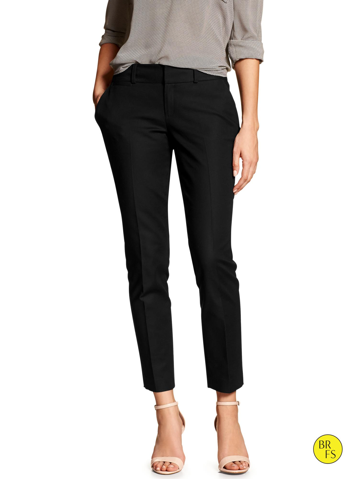 banana republic black pants