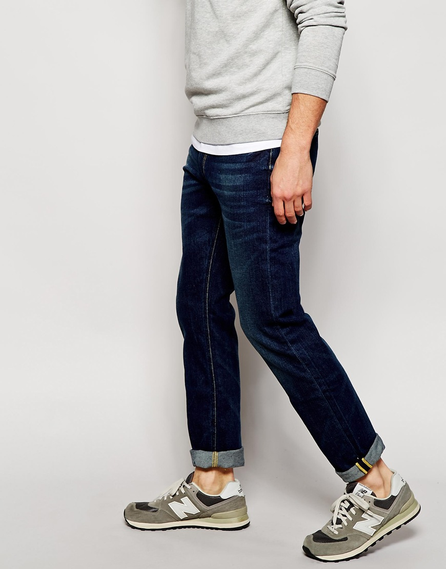 lee jeans dark blue