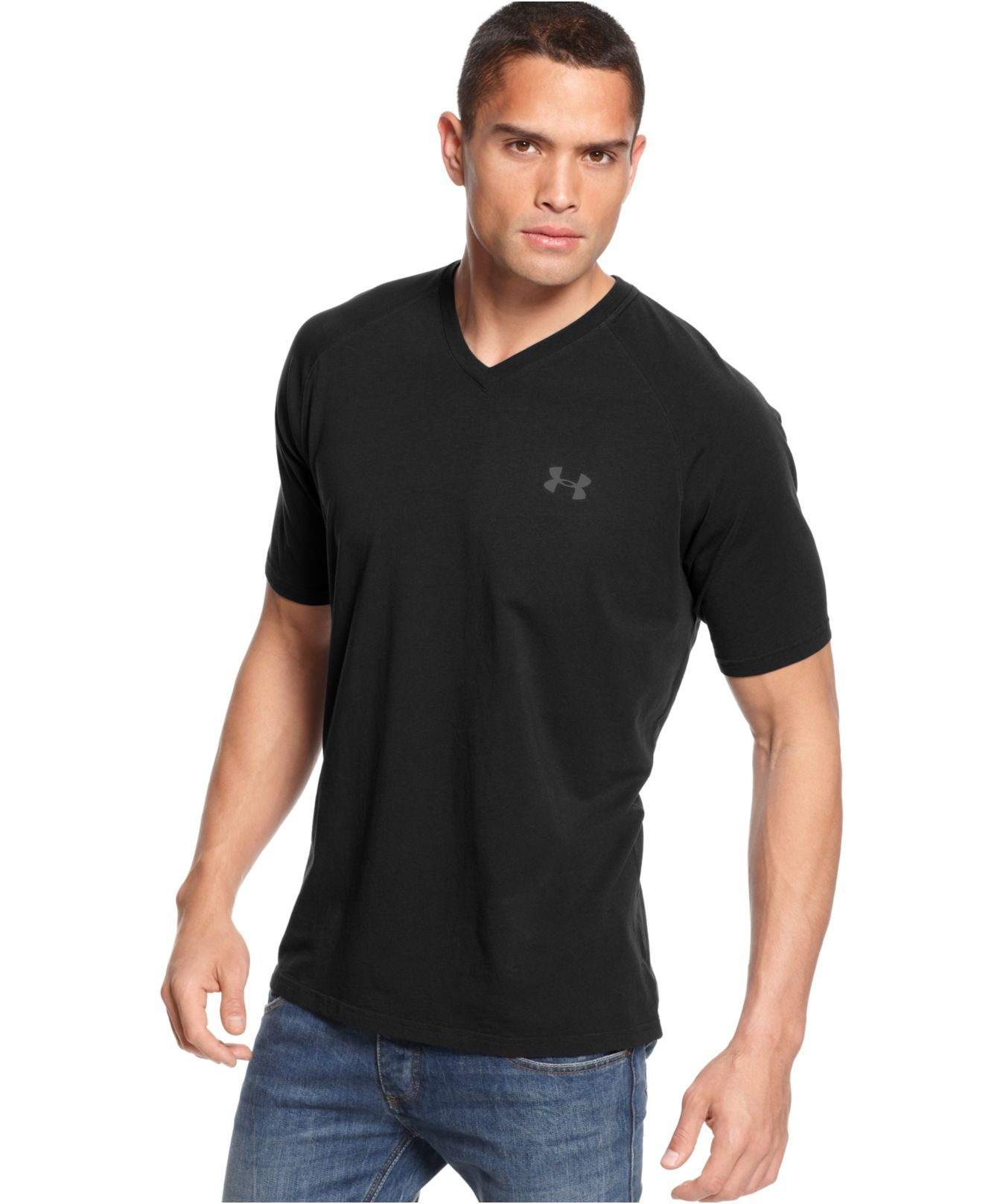 under armour black v neck