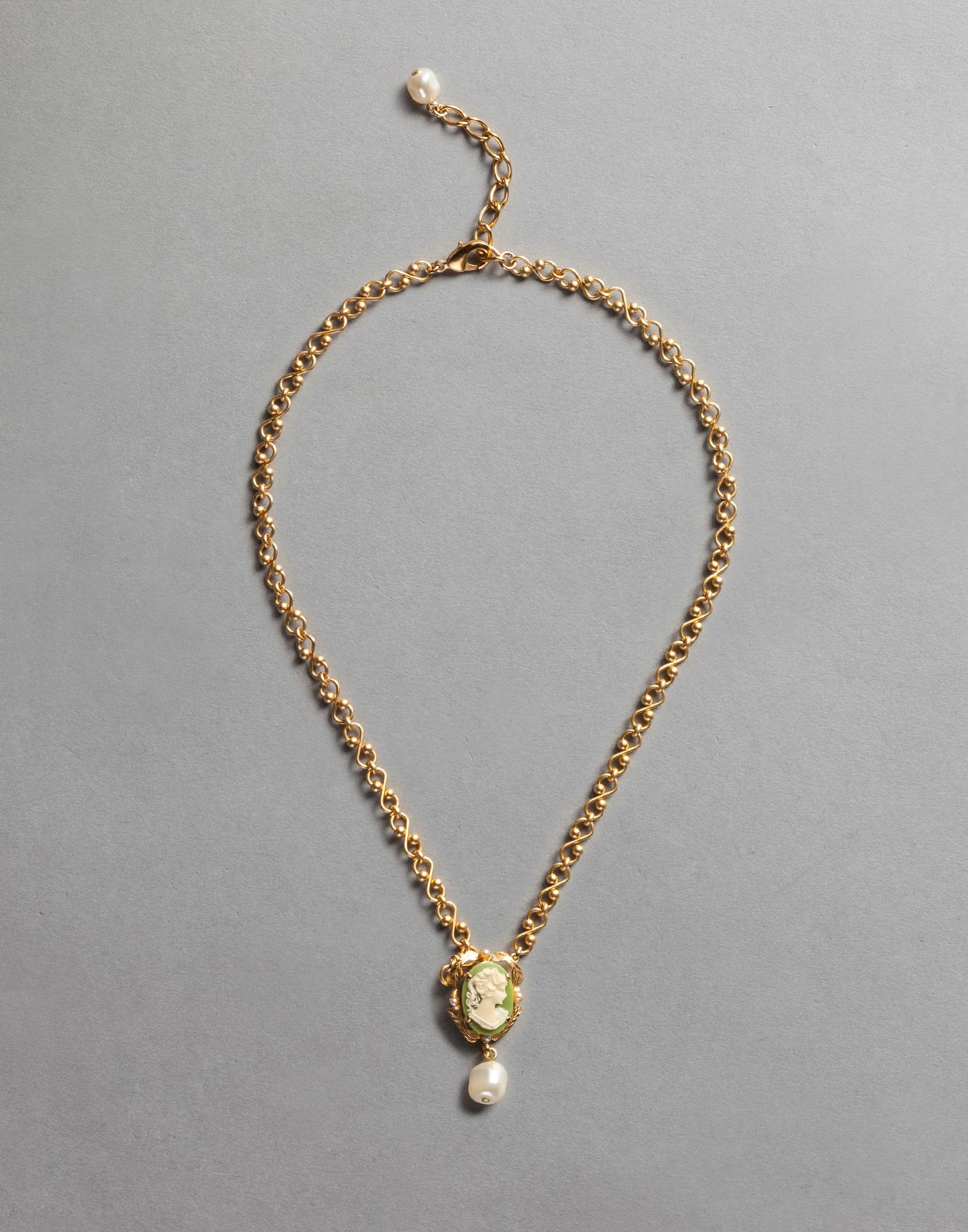 Dolce & gabbana Cameo Necklace in Metallic Lyst