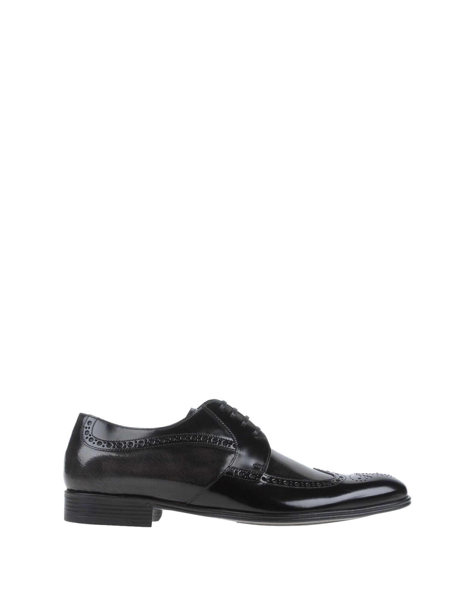 Dolce & Gabbana Leather Lace-up Shoe in Steel Grey (Black) for Men - Lyst
