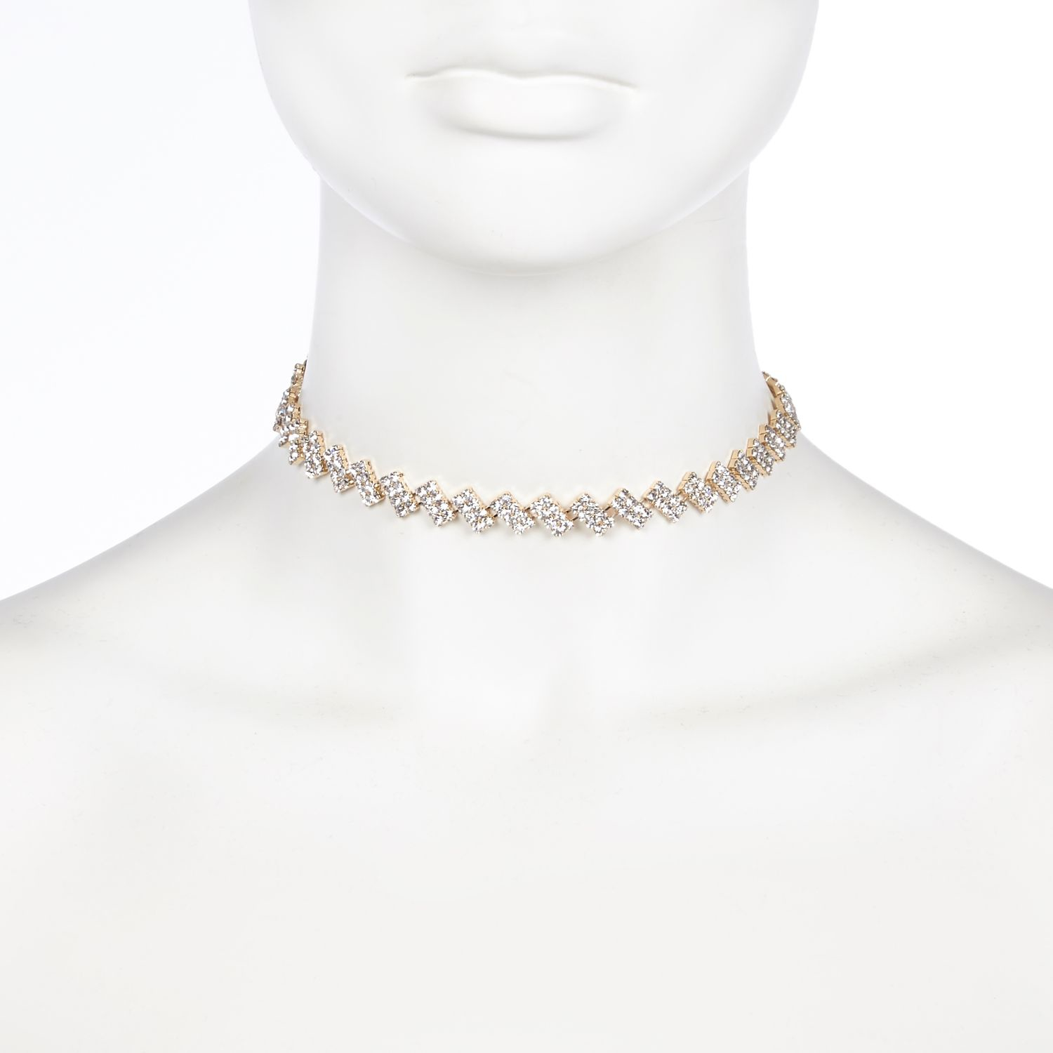 gold sparkly choker