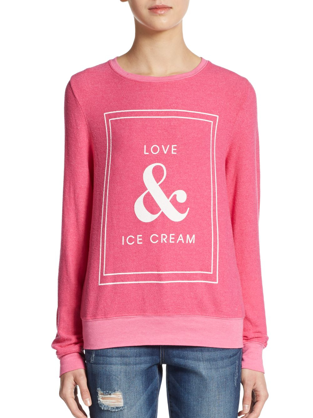 ice cream crewneck pullover