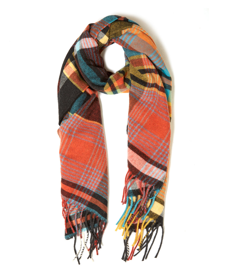 vivienne westwood tartan scarf
