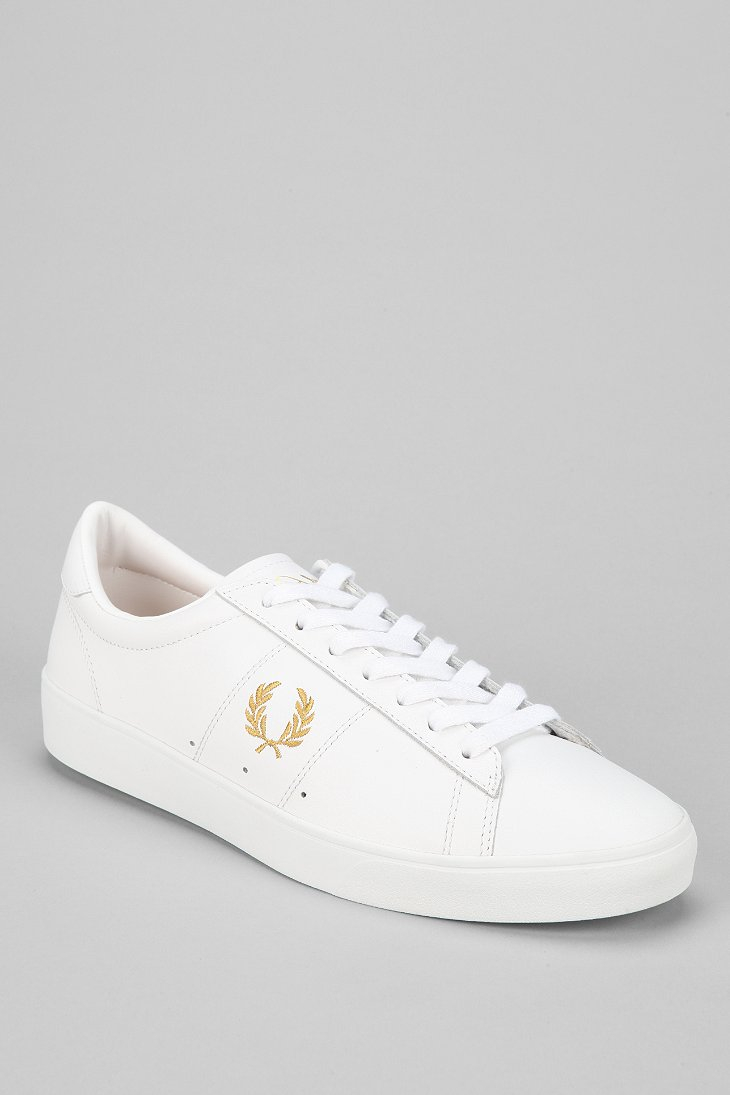 Fred Perry Spencer Leather Sneaker in White for Men - Lyst