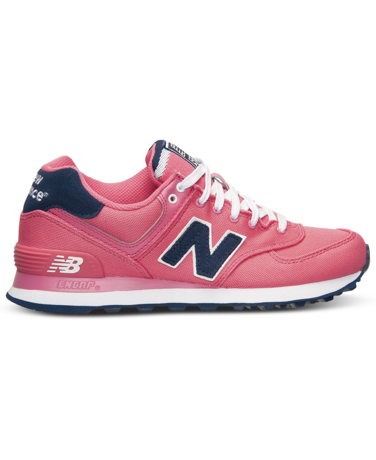 New Balance Women's 574 Casual Sneakers From Finish Line in Pink - Lyst