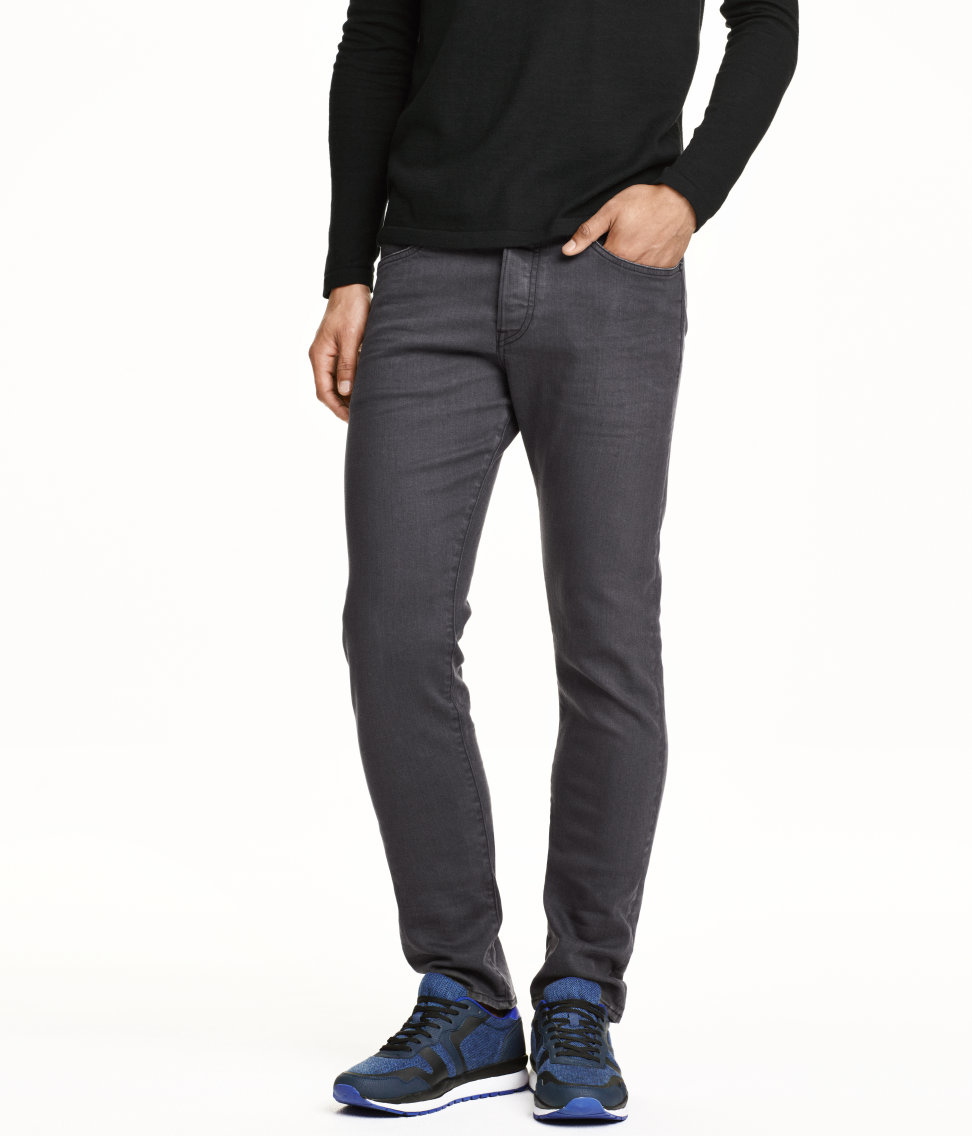slim low waist denim h&m