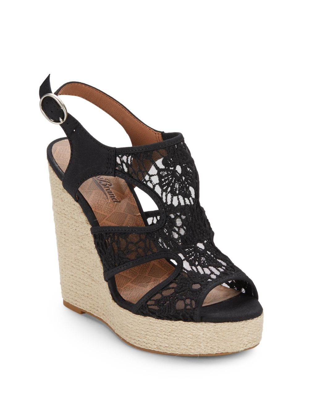 lucky brand wedges black