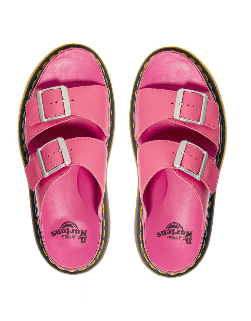 Dr. Martens Cyprus Flat Sandal in Pink - Lyst
