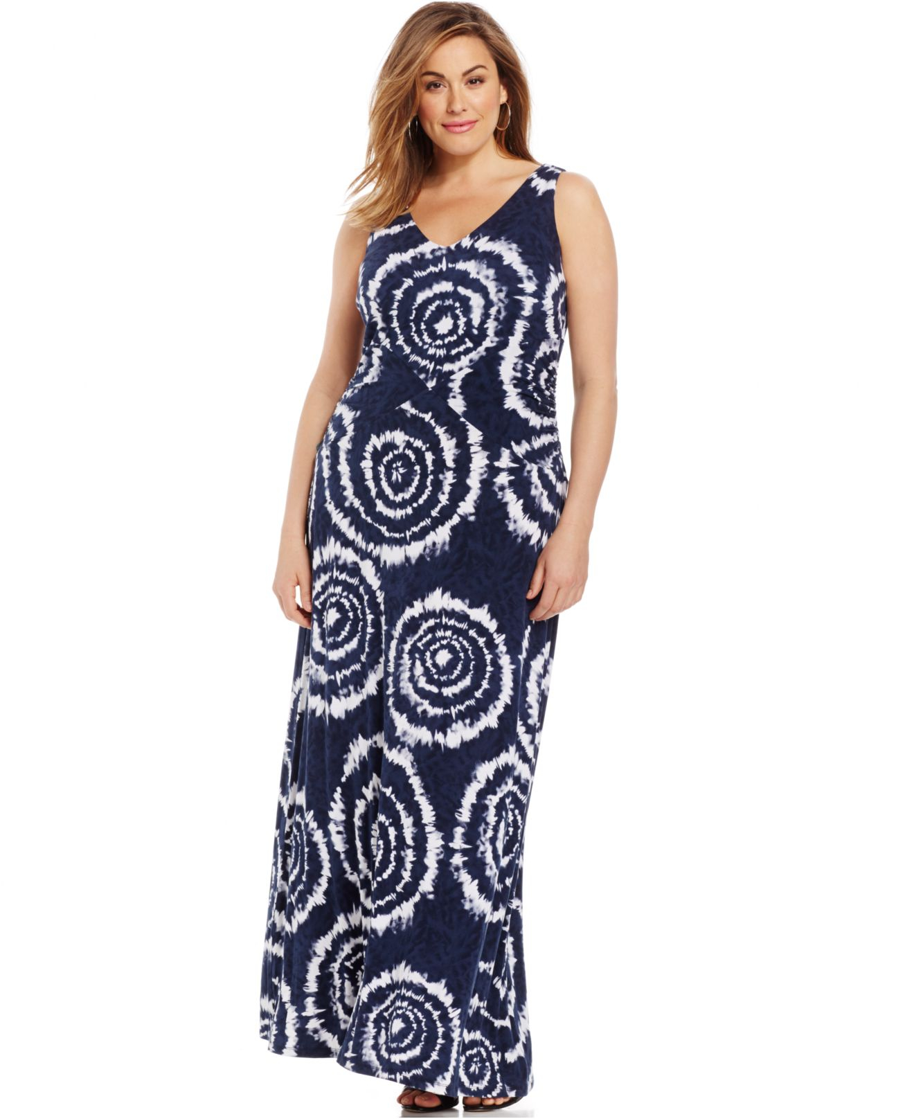 inc tie dye maxi dress