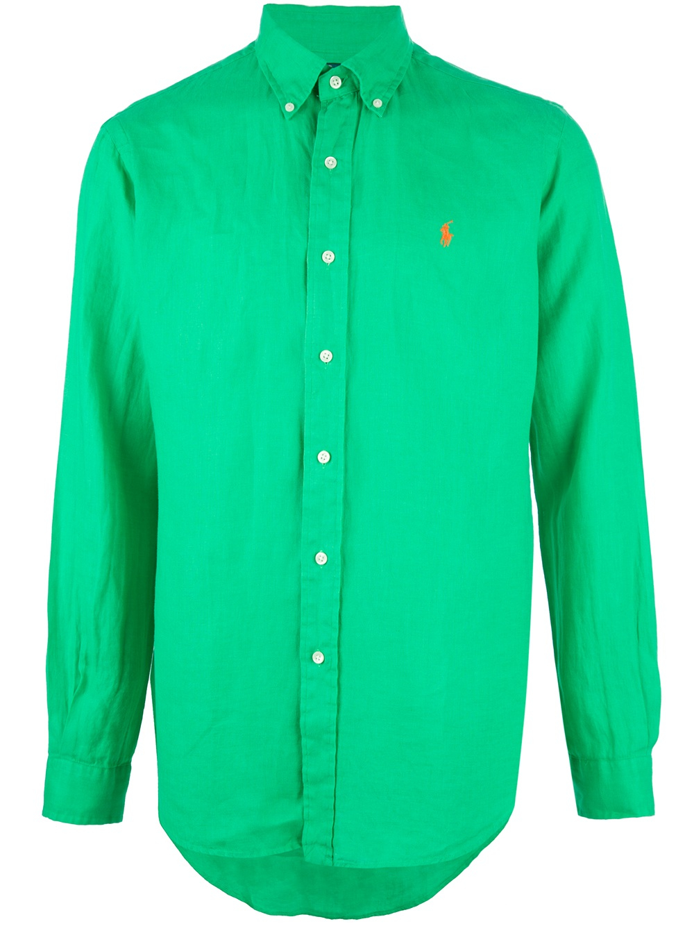 Polo Ralph Lauren Linen Shirt in Green for Men | Lyst
