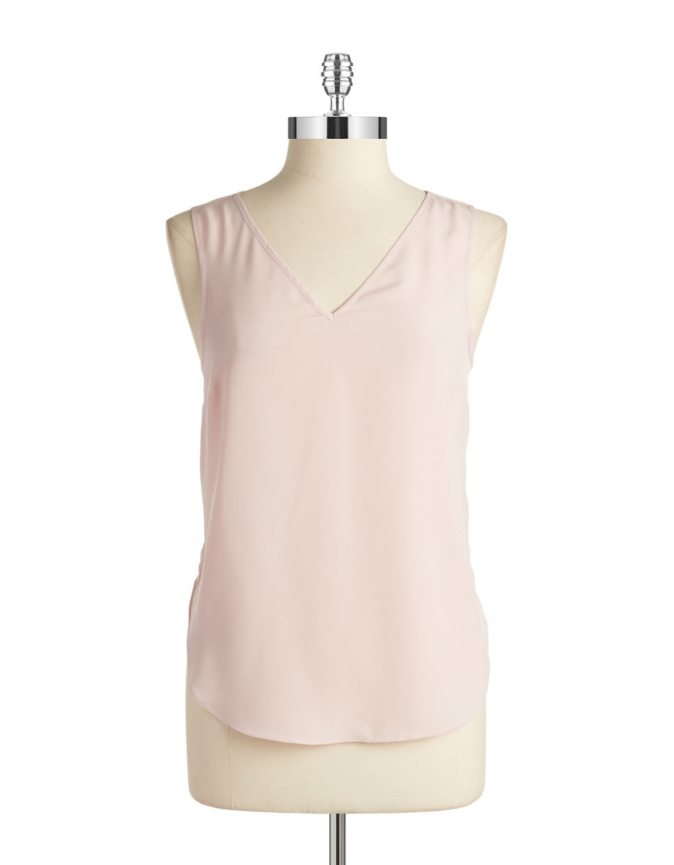 Lyst - 1.state Layered V-Neck Blouse in Pink