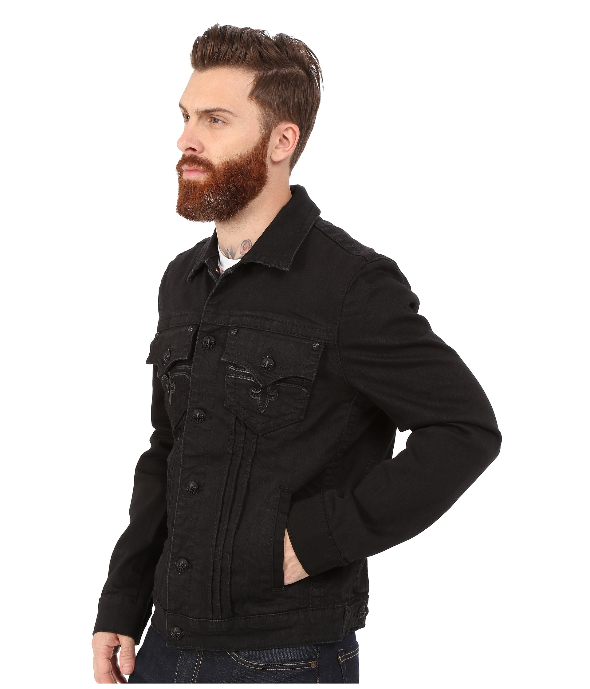 black rock revival jean jacket