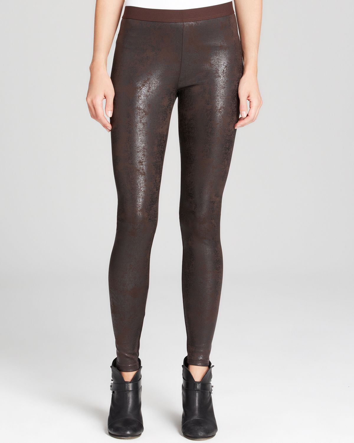 hue distressed leggings