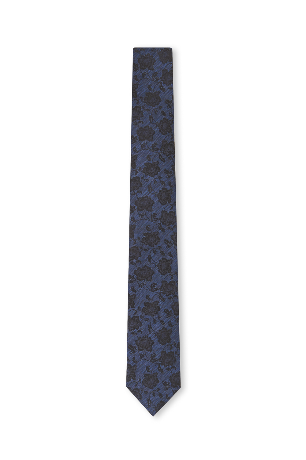 French Connection Navy Floral Silk Tie in Blue for Men (navy) | Lyst