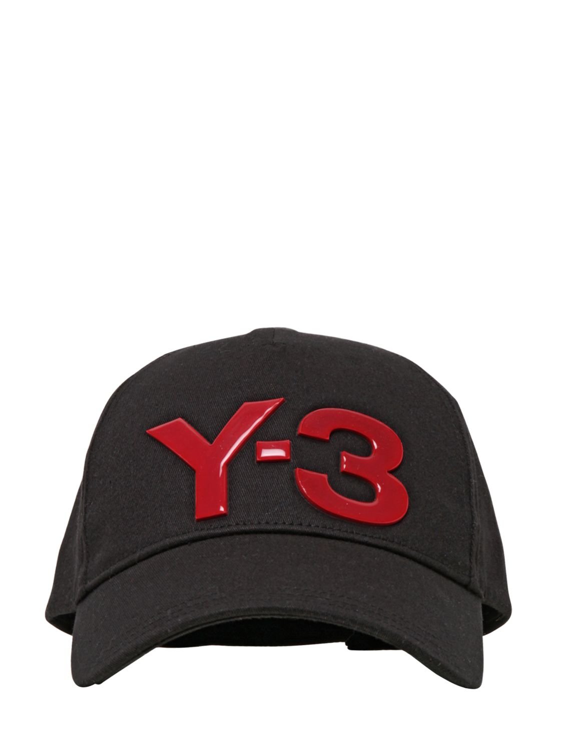 Y-3 Logo Cap in Black for Men | Lyst