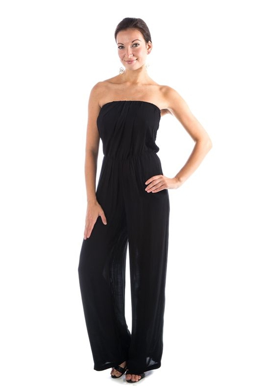 young fabulous and broke strapless jumpsuit