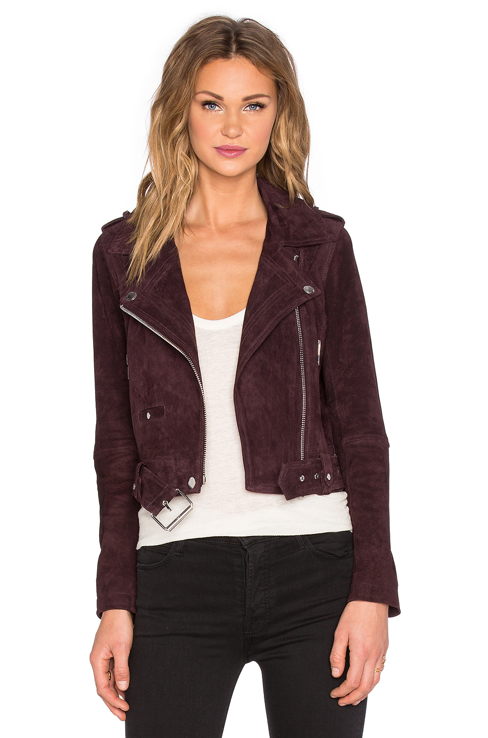 Blank Moto Jacket In Brown Lyst Gallery
