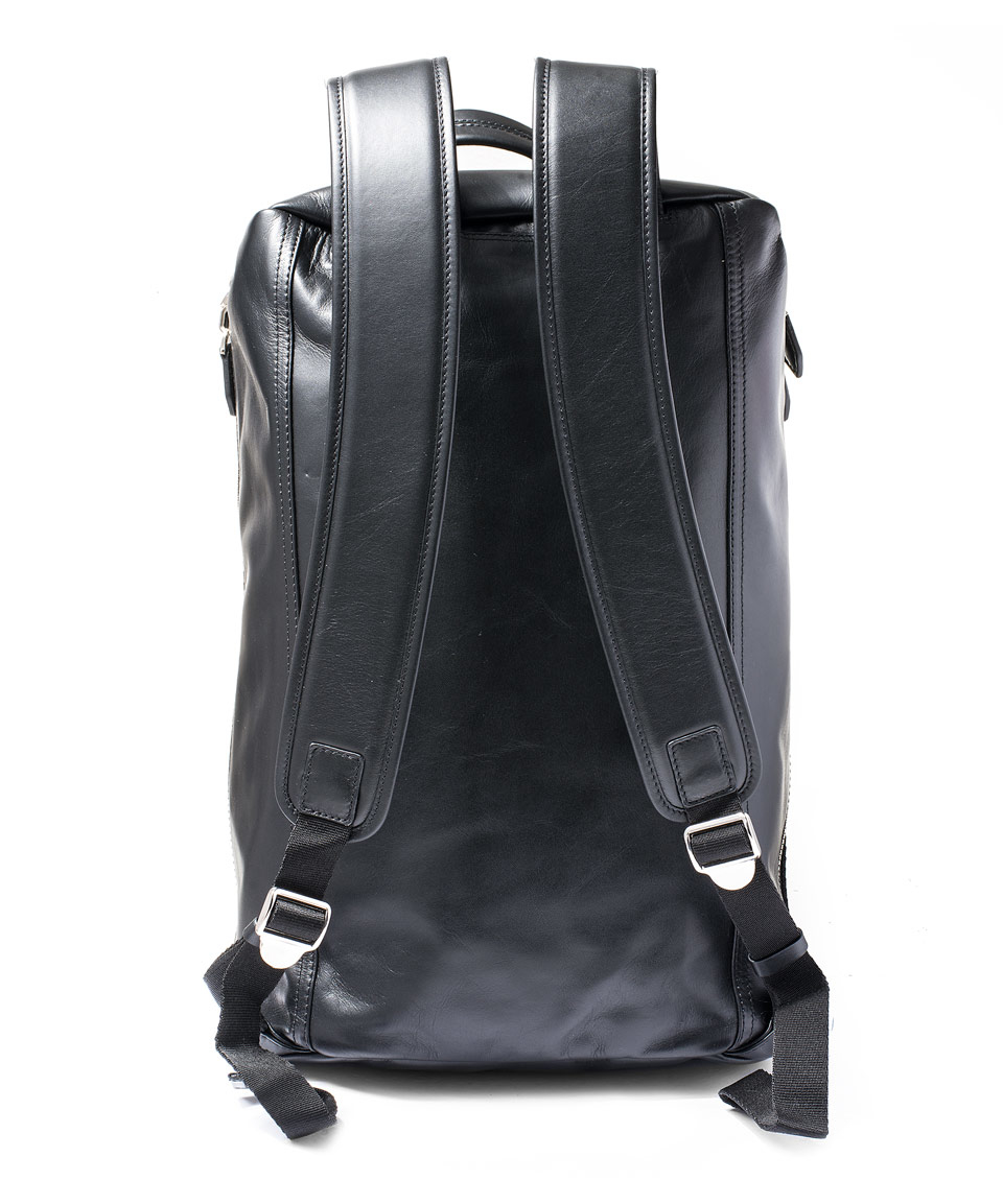 leather duffle backpack
