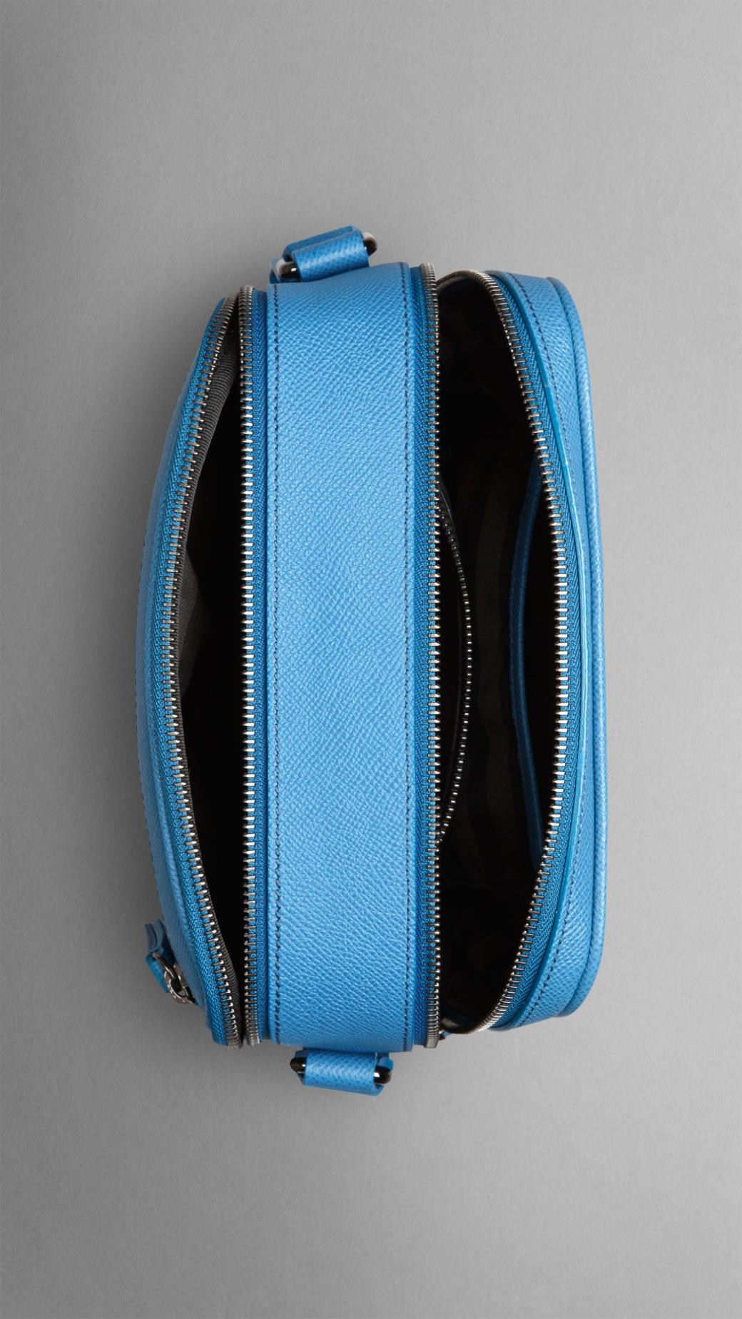 Burberry London Leather Crossbody Bag in Blue for Men - Lyst