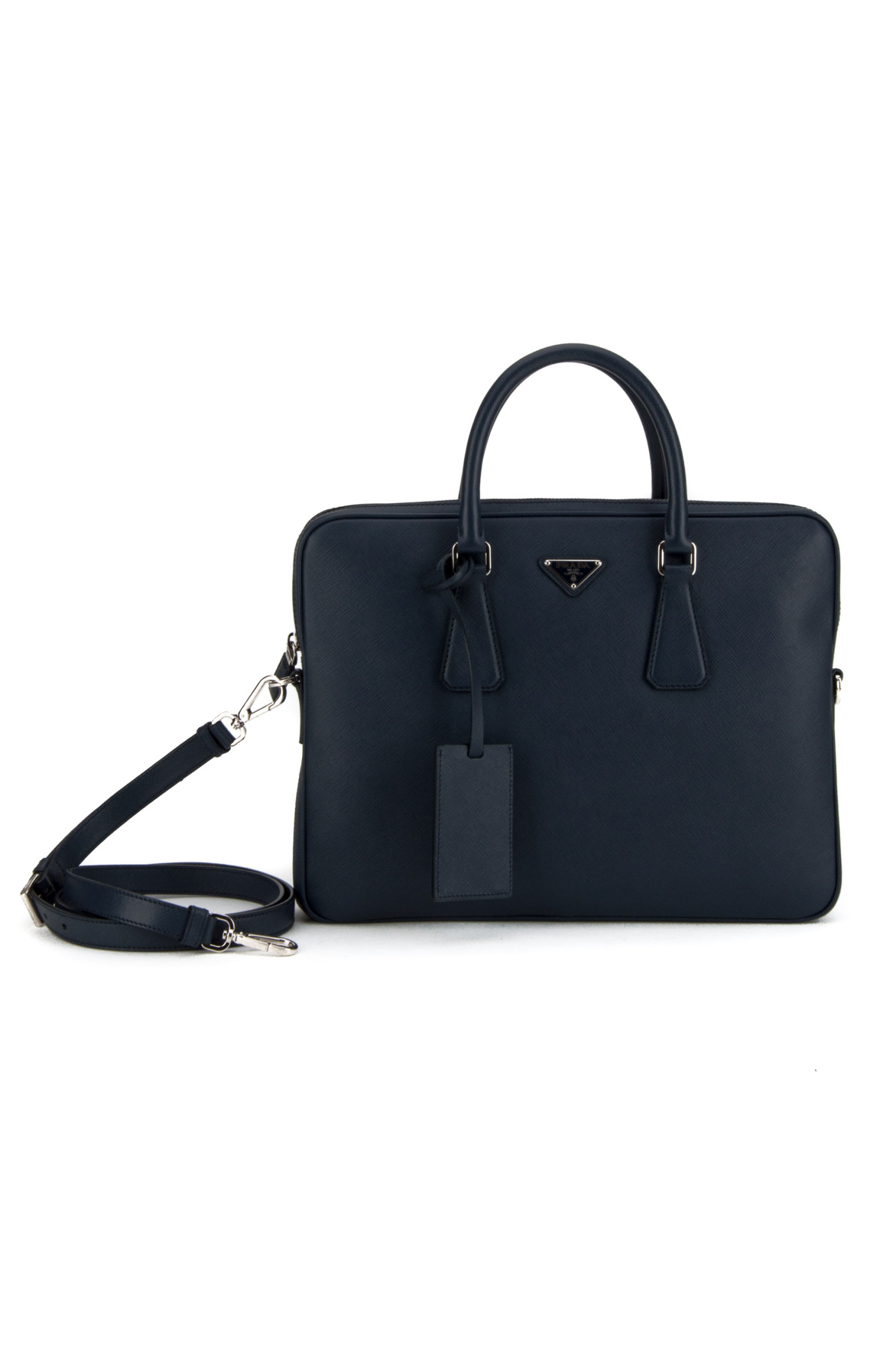 Prada Saffiano Travel Bag in Blue for Men (BALTICO) | Lyst  