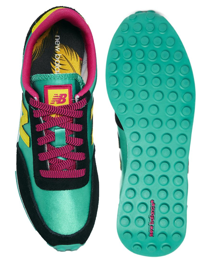 new balance colourful trainers