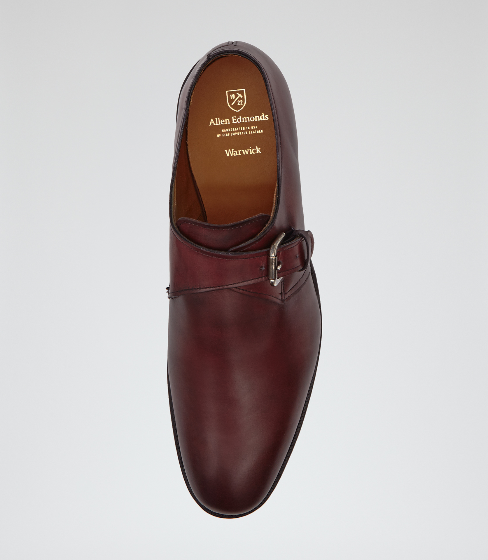 allen edmonds single monk strap