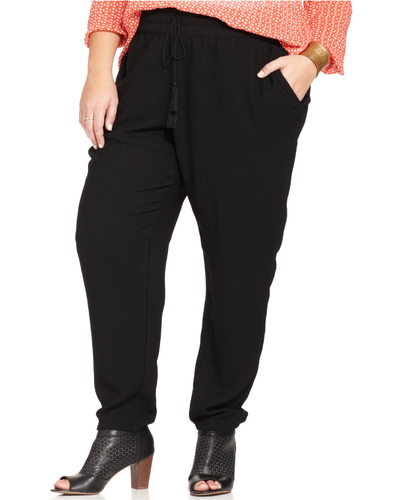 Lyst - Lucky Brand Lucky Brand Plus Size Soft Pants in Black