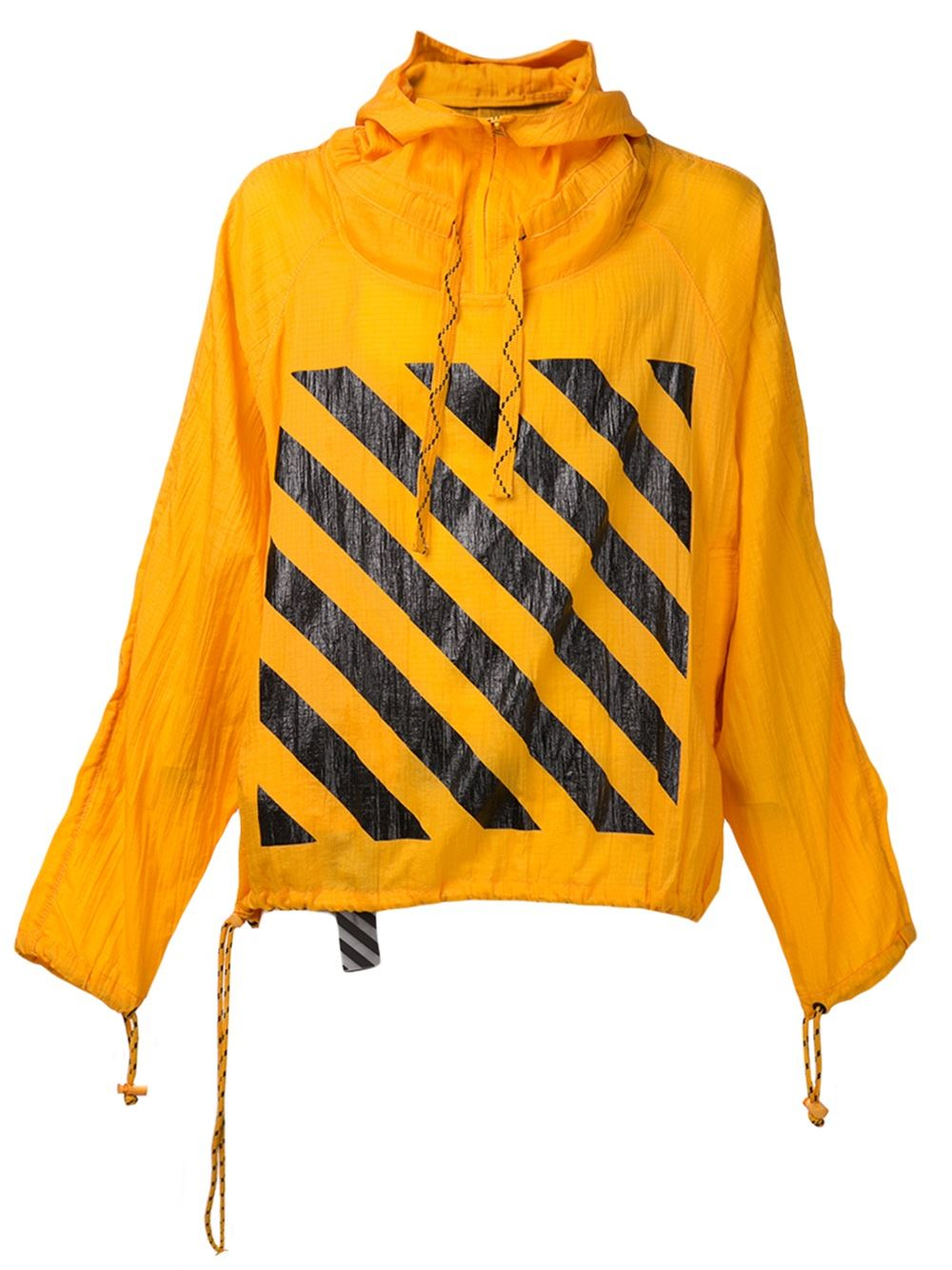 White Windbreaker Jacket, Yellow Man Cargo Jacket