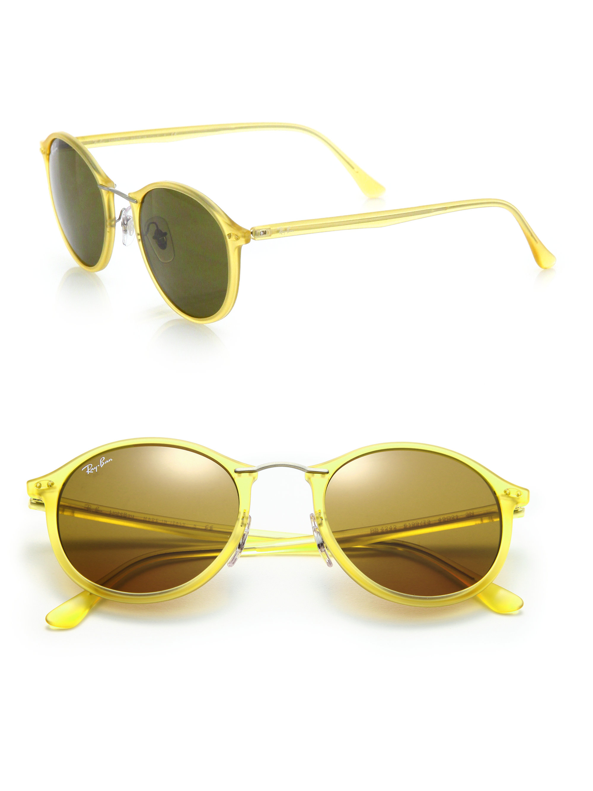 ray ban sunglasses yellow frame