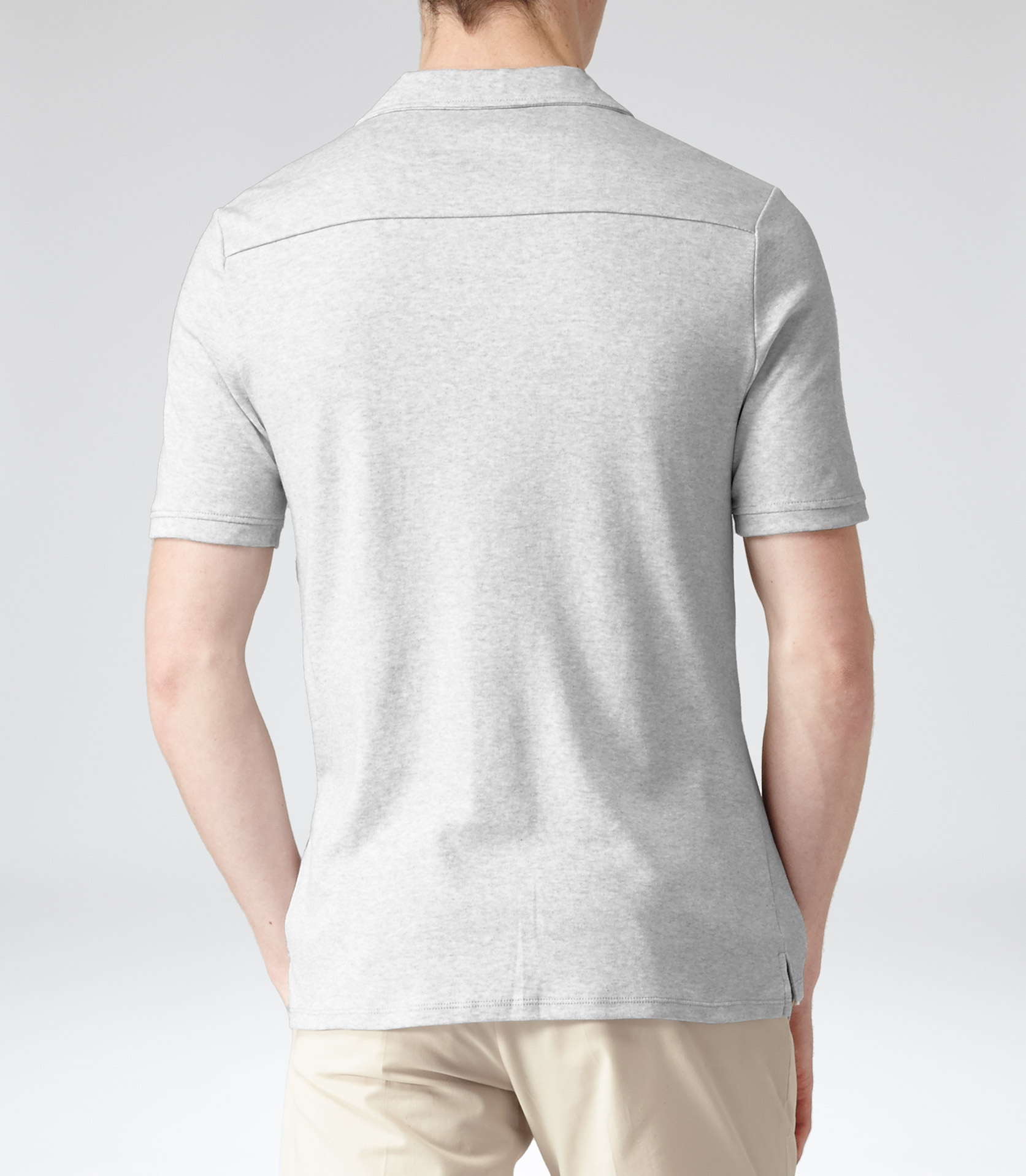 cuban collar shirt white