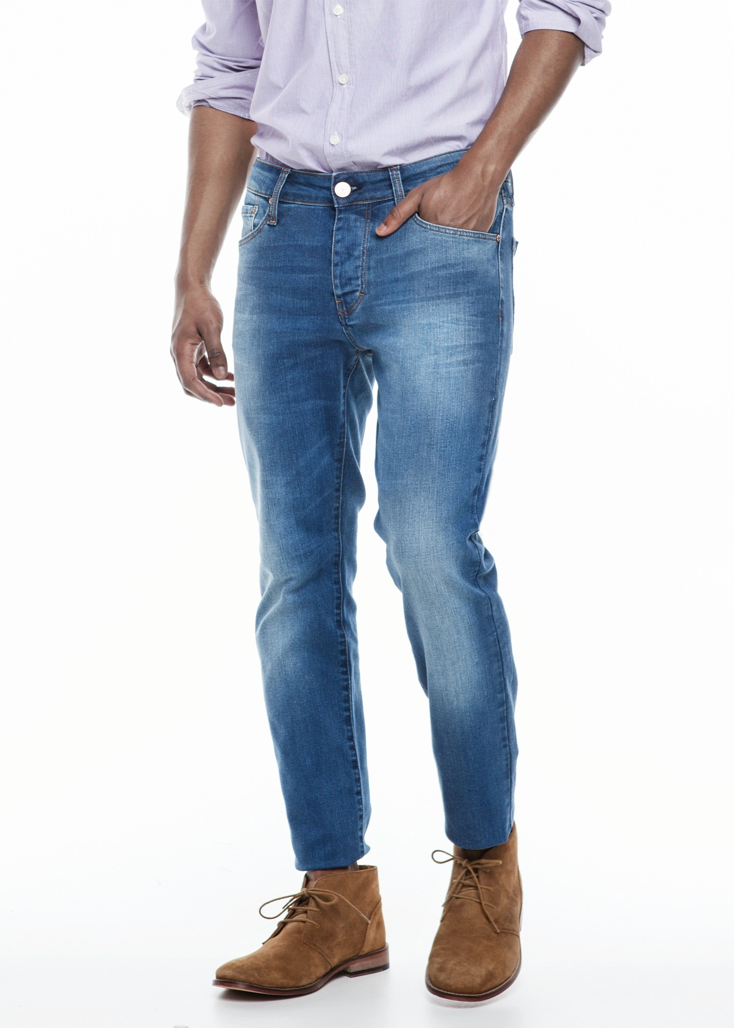 medium blue jeans mens