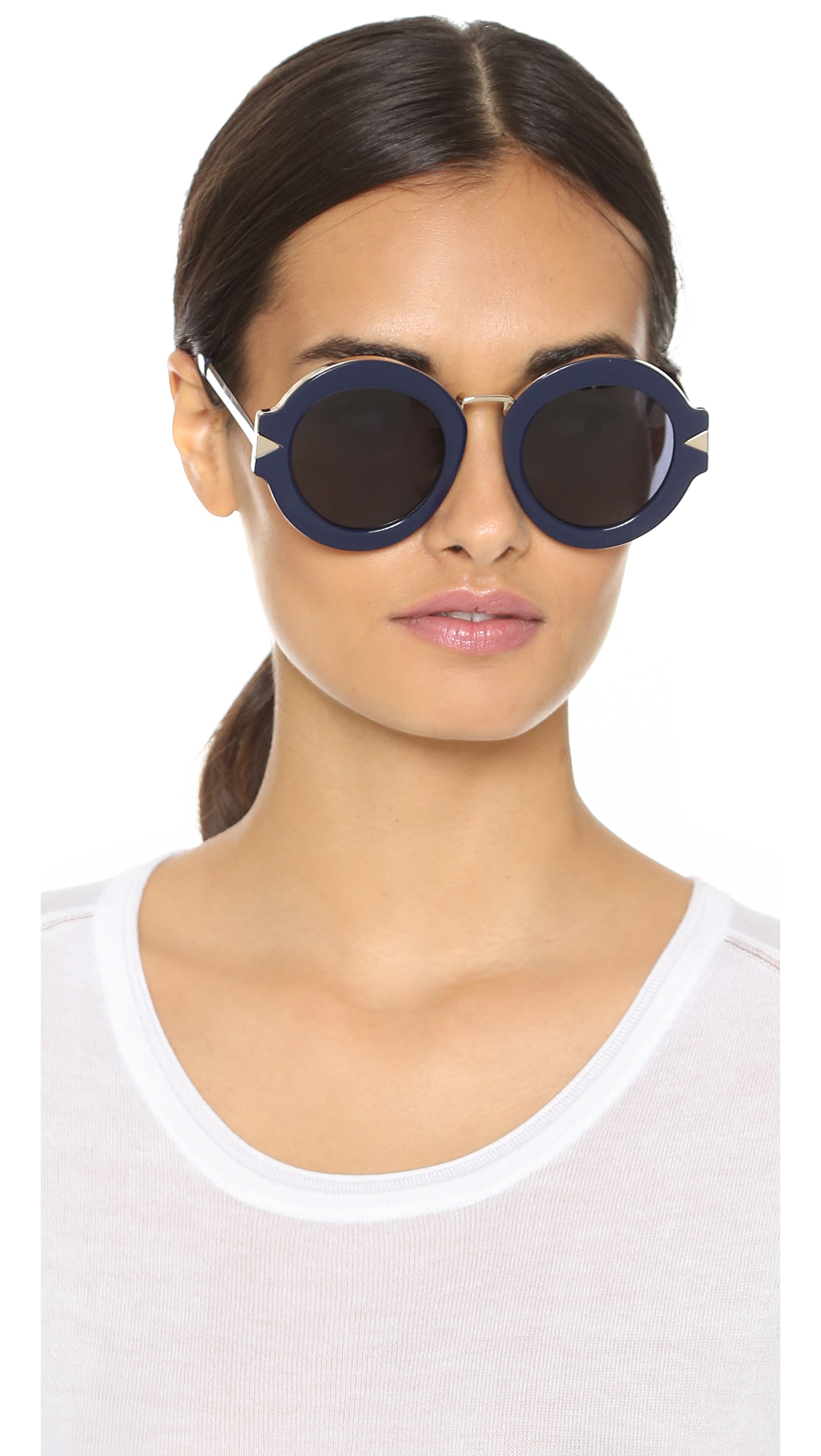 Karen Walker Special Fit Maze Sunglasses in Blue | Lyst